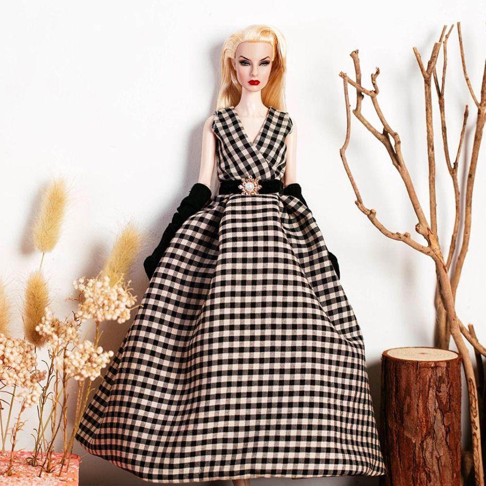 Luxury Black Lace Dresses DIY Toys Accessories Set  For 30cm Supermodel Doll/for 1/6 BJD Dolls