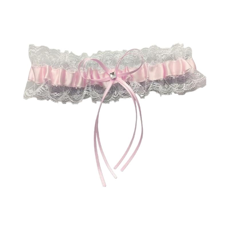 Leg Garters Bows Rose Leg Band for Women Unique Party Costume Accessory Lingerie Thigh Chain Wedding Leg Garter