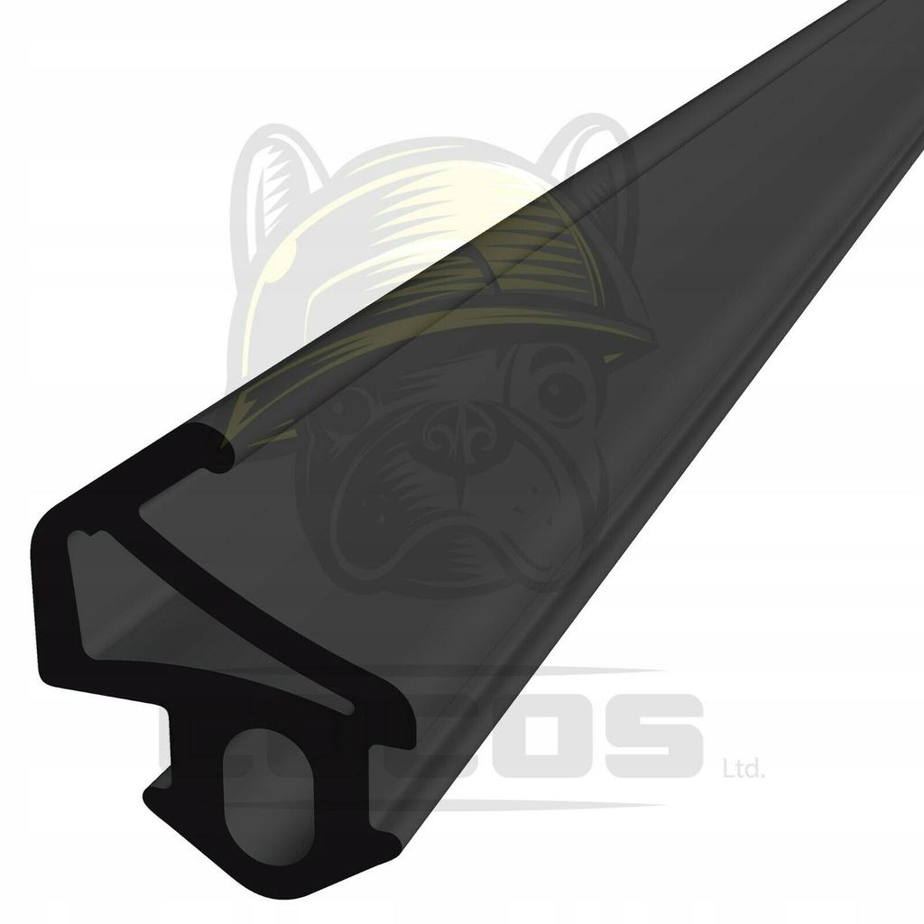 Seal for PVC Windows S-1019 ROPLASTO BLACK 1m