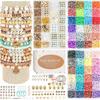 Diy Jewelry Accessories Set Soft Pottery Sliced Clay Beads Bracelet Necklace Handmade Jewelry