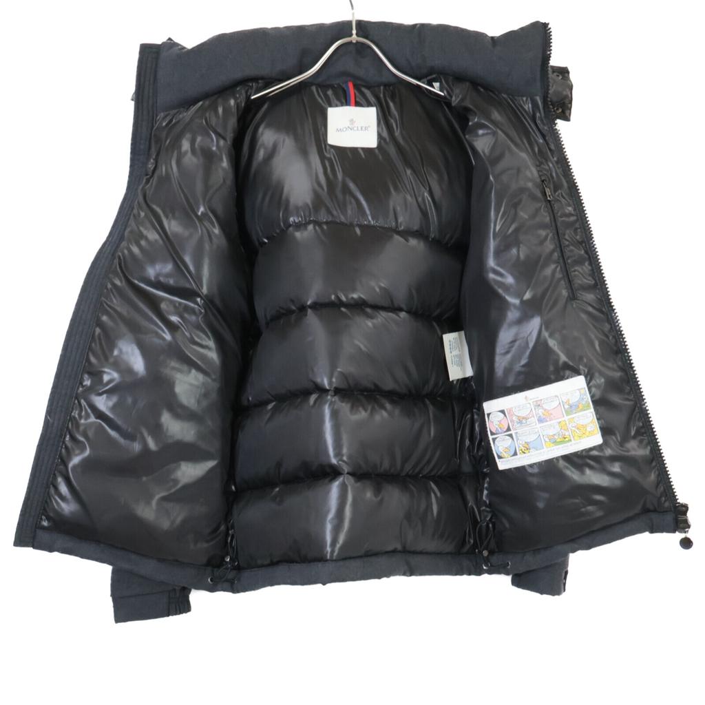 Moncler Excellent Condition MONTGENEVRE Wool Down Jacket Jacket 1 charcoalUsed