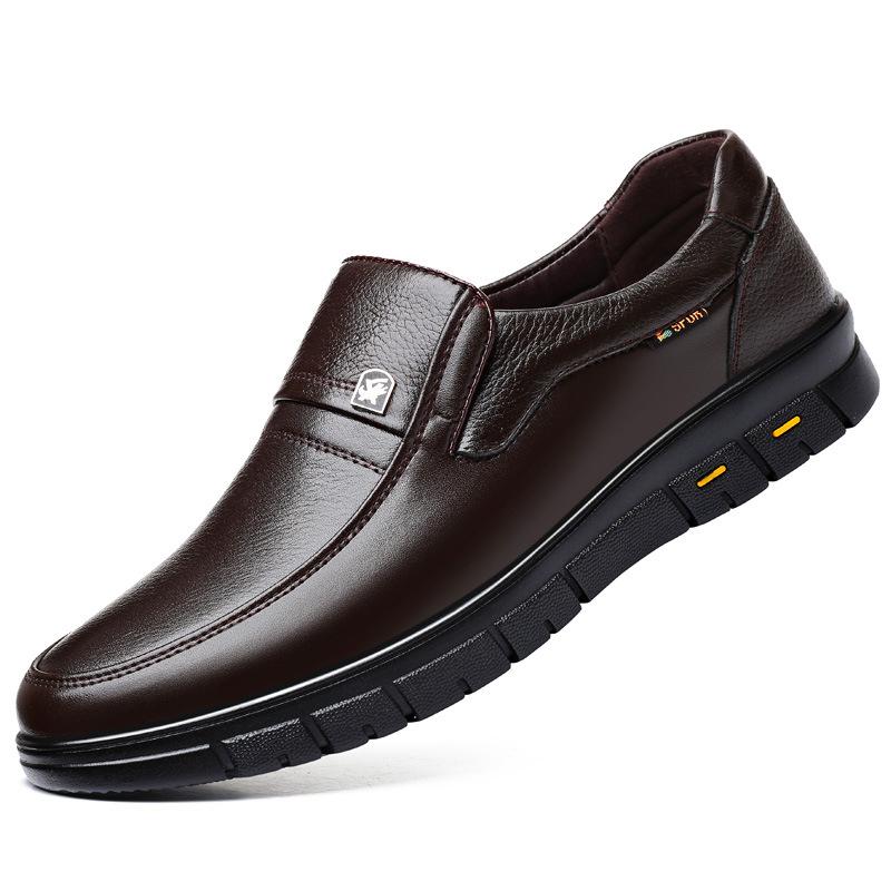 Fashion Leather Men Shoes Luxury Trendy 2024 Casual Slip On Formal Loafers Men Moccasins Italian Black Male Driving Shoes Sneakers 38-45