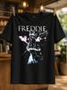 Freddie Mercury Crowned Royal Cloak Perforunisexce Silhouette With Bright Light Orbs Name And Unisex All Tshirt