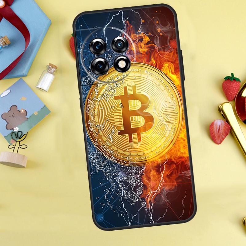 Bitcoin Coins Funny Case For OnePlus Nord 5 CE 2 3 4 Lite N20 N30 OnePlus 15 12R 13R 13 12 11 10 10T 13T Cover