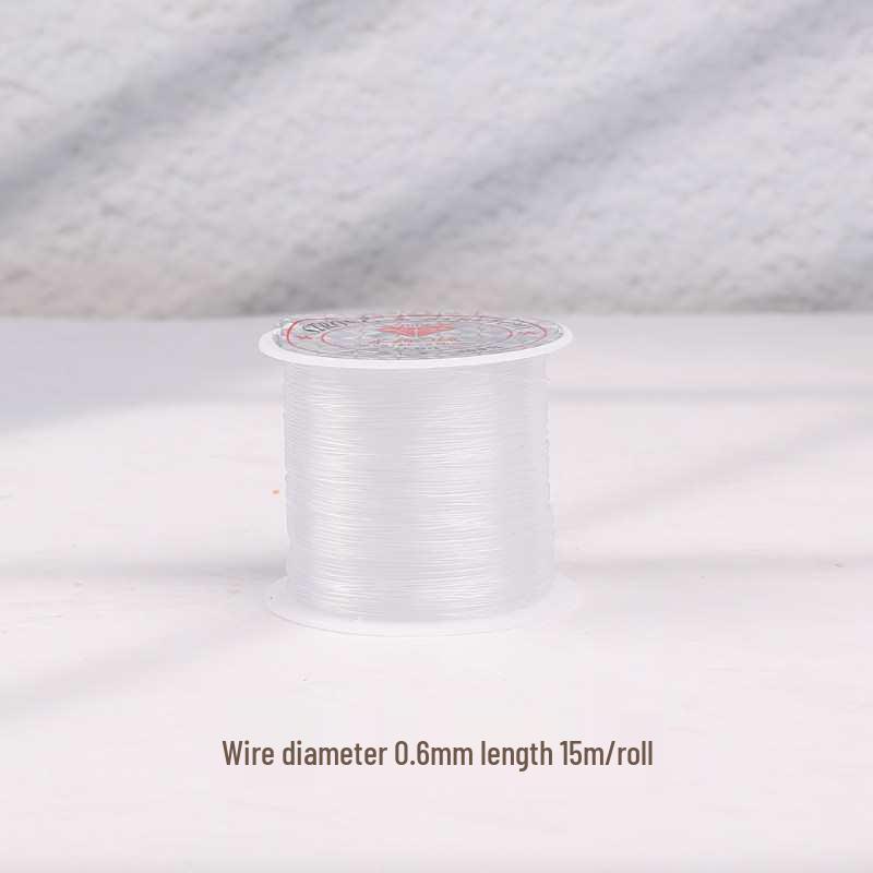 Non-Elastic Transparent Bead & Fishing Line for DIY & Wedding Crafts