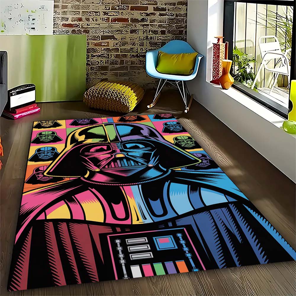

Star Wars Galaxy Printed Rug Non-Slip Floor Mat for Living Room Bedroom Kids Room Home Decor 60x90cm