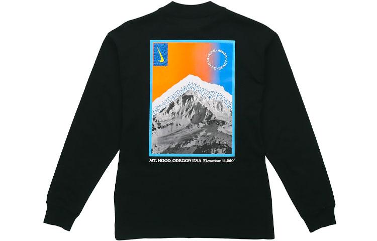 Nike Sweatshirts Men's Black Crew Neck Moderate Regular CZ4664-010