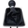 For Tiguan 5 Speed 6 Speed Gear Shift Knob with Dust Cover Leather Material for 2010 2012 2013 2014 2015 Models