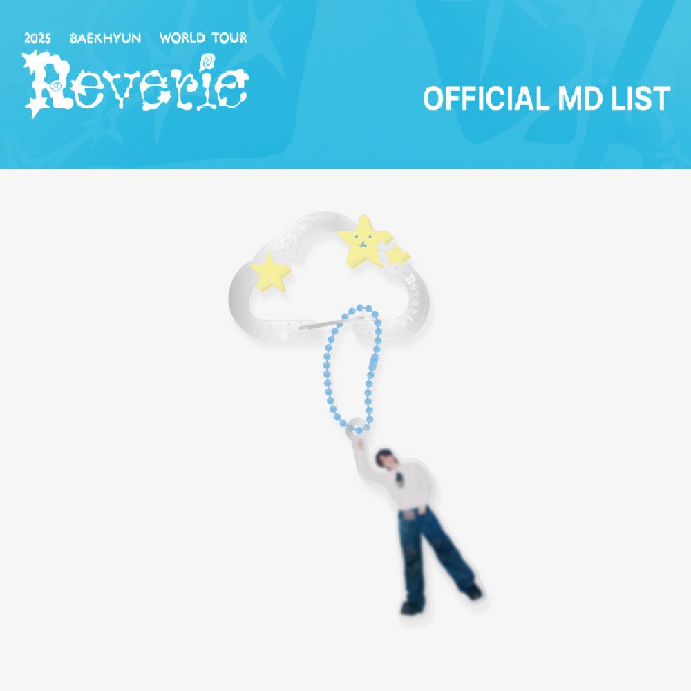 

Предзаказ 2025 BAEKHYUN World Tour Reverie Карабин-брелок