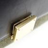 CELINE Trapeze Handbag Black / grey felt/Calfskin Women Used