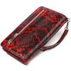 Stylish Women's Wallet Clutch Made of Genuine Leather with Snake Embossing CANPELLINI Wallet 21538 Multicolored