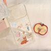 Red Apple Deer Rocking Stand 16 Pro Max Phone Case for IPhone 17, 12 Transparent, 15 Cartoon Series