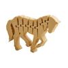 3D Printed Horse Figurine Movable Joints Stress Relief Toy Year of The Horse Ornament Articulated Fidget Toy for Desktop Bookshelf Decoration