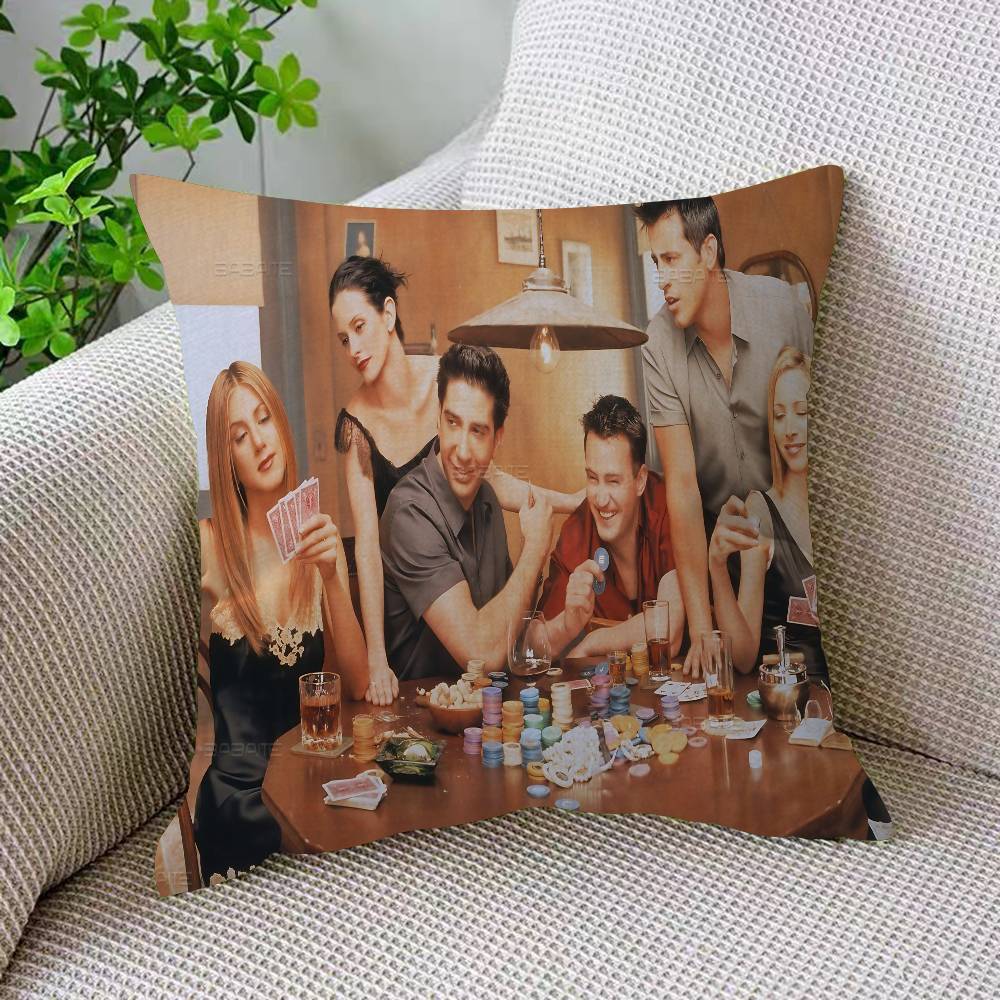 Classic Sitcom Series F-Friends Cushion Cover Inches Farmhouse Decor Home Throw Pillow Covers For Couch Decorations