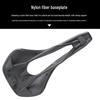 HASSNS Lightweight Mountain & Road Bike Saddle - Comfortable, Breathable Microfiber Leather with Hollow Design.