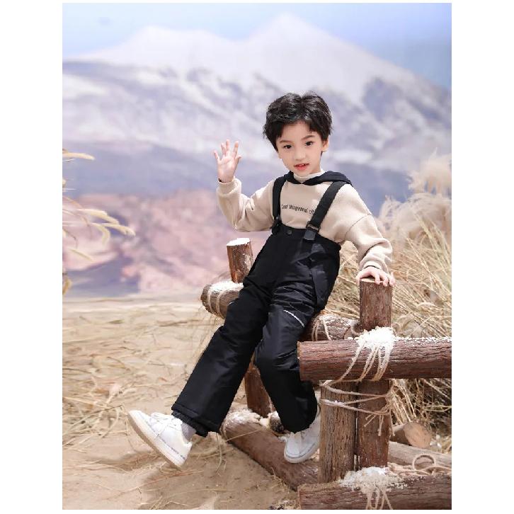 Waterproof Sport Girl Snow Pants Warm Boy Ski Trousers Winter Outdoor Children Overalls Windproof Mountain Kids Jumpsuit Clothes