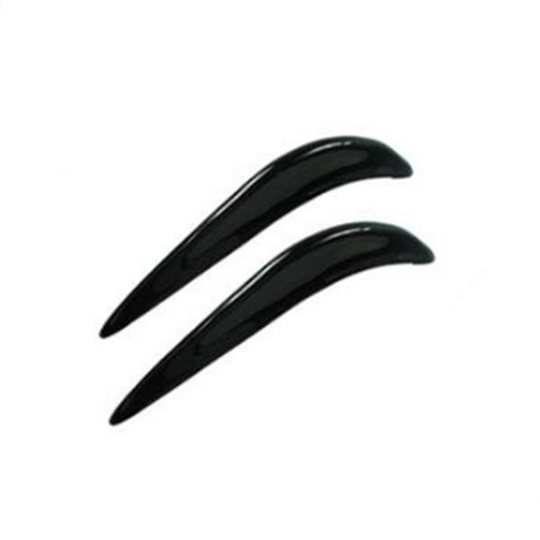 1 Pair Universal Car Rubber Bumper Corner Front Lower Lip Guard Anti-collision Protector