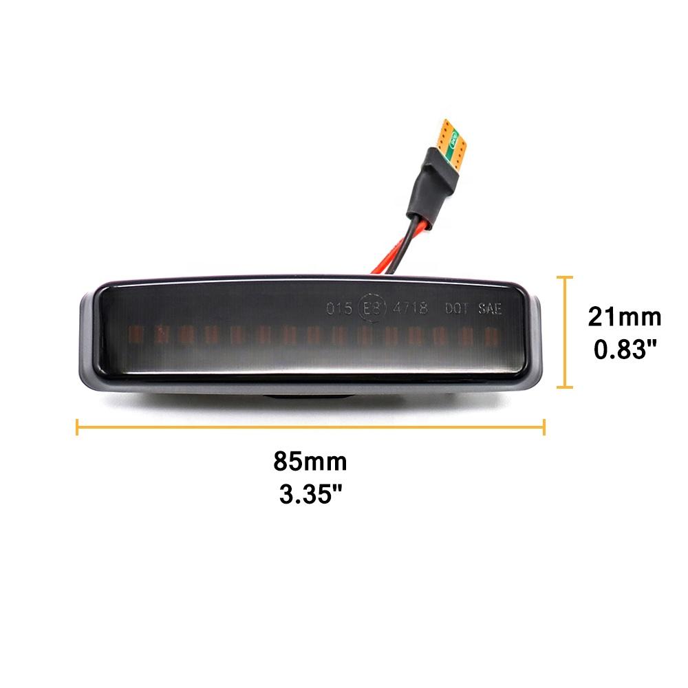 Quality LED Sequential Turn Signal Lights for BMW E39 M5 525i 528i 530i 63142496299 Blinker Dynamic Side Marker Indicator Lamps