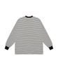 Bajal Vz Logo Big Oversized Marine Long Sleeve T-Shirt Black