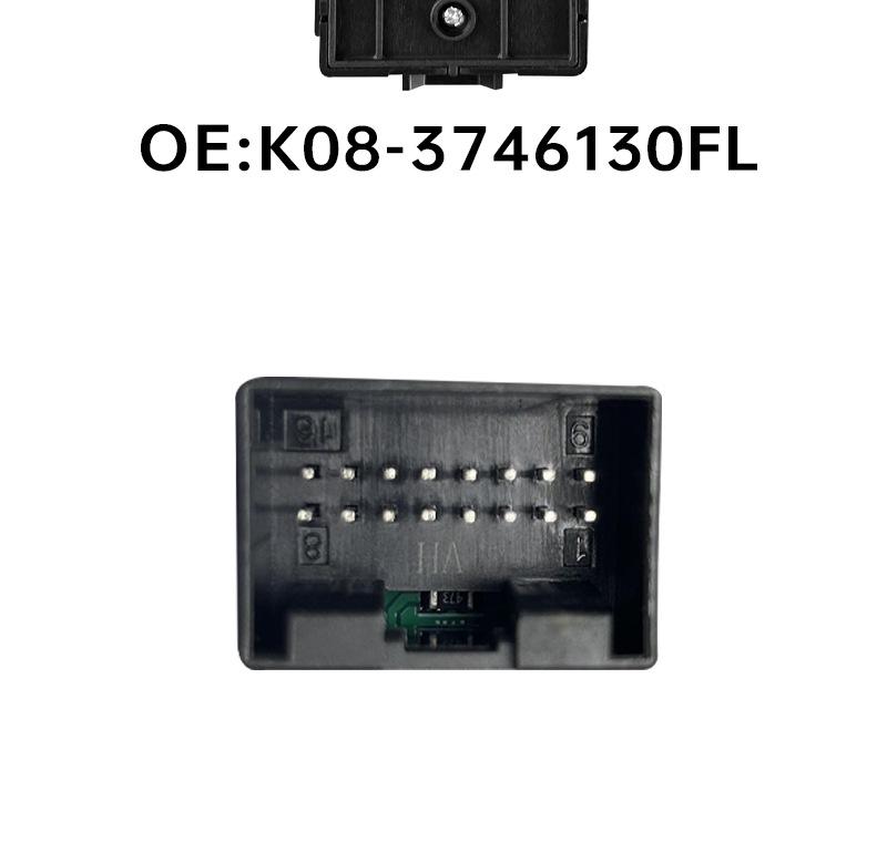 K08-3746130FL Automatic Window Switch for Chery Karry K60 (Driver's Side)
