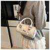 Solid Color Design Simple Shoulder Handbag Women's New Commuter Bag Casual Messenger Bag