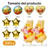 Kit 30 Winnie Pooh Bear Birthday Party Jumbo Balloons Decorate