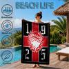 Olympiacos FC Wappen Emblem Strandtuch, Schnelltrocknend, Pflegeleicht, Geeignet für Fitness und Strandurlaub, Sport-Essential