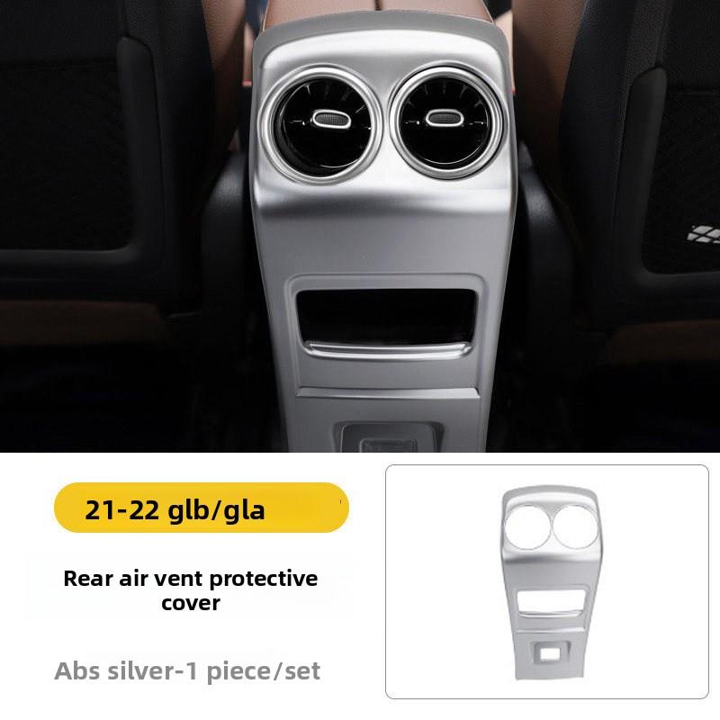 Suitable for Mercedes-Benz GLA GLBcenter control panel decorative stickerEQB EQAinterior modified carbon fiber armrest box cover