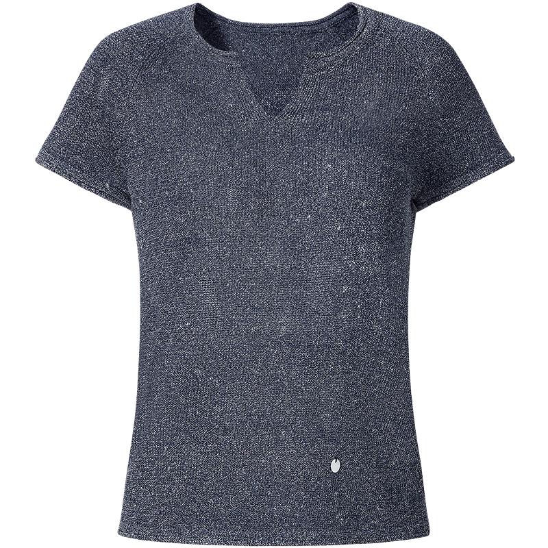 Jiu Zi Anna Coru Elegant Linen Blend V-Neck Knit Top 2XL