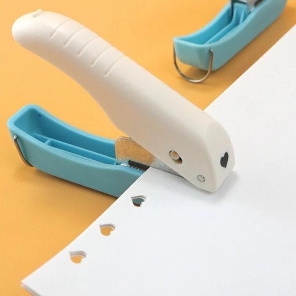 Labor-Saving Page Punch Embosser Press-Type Punching Machine Stationery Paper Puncher  Card Making