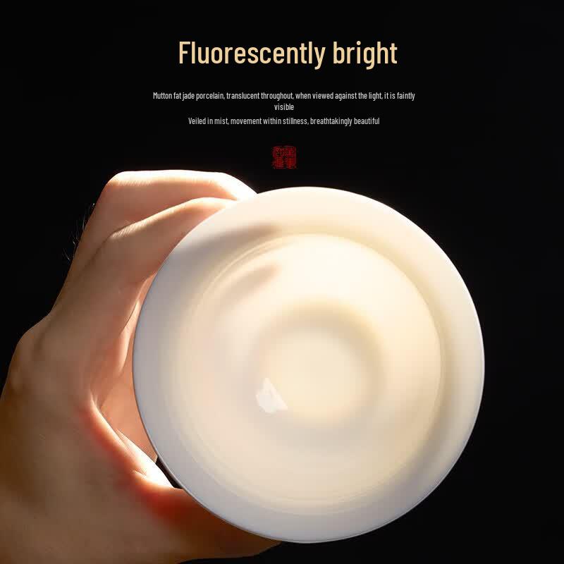 White Porcelain Gaiwan Tea Set (Gaiwan + 2 Cups)