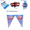 Cars Theme Mcqueen Birthday Party Supplies Decor Kids Baby Shower Banner Plates
