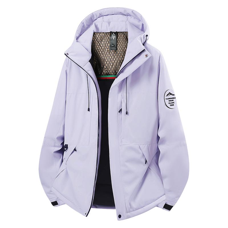 Goldene Schuppe Herren & Damen Winter Wasserdichte Wolljacke - 2025 Outdoor Winddicht, Verdickt für Wärme