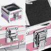 Professional Manicure Drill Bit Stand Display Case Compact Metal Storage Container With 25 Holes Nail Bits Organized