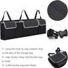 Car Trunk Hanging Organizer, Backseat Storage Bag 3 Adjustable Shoulder Straps Foldable Grocery Organizer Accessories for SUV Va
