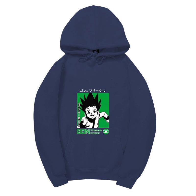 Japanese Anime Hoodie Sweatshirt Hunter X Hunter Graphic Printing Sweatshirts for Fans Casual Autumn Winter Fleece Streetwear