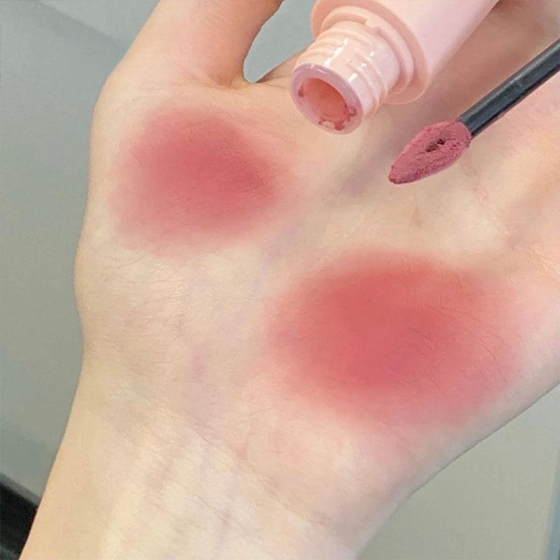 Art Value Velvet Lip Mud: Matte, Leichter, Nicht-Austrocknender Party-Lipgloss in Pink & Schwarz für Vielseitiges Herbst-/Winter-Make-up