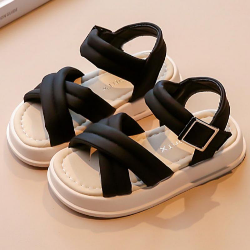 Girls Summer Flat Sandals Princess Shoes Versatile Stylish Beach Shoes Wading Shoes