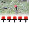 50/100pcs Adjustable Irrigation  Garden 1/4'' Emitter Dripper Micro Drip Irrigation Sprinklers for Watering System