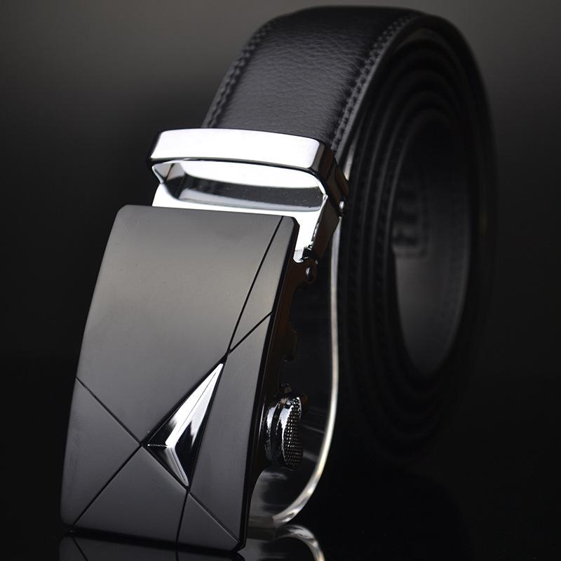 Buy Men's Genuie Leather Automatic Buckle Strap Belts Business Luxury