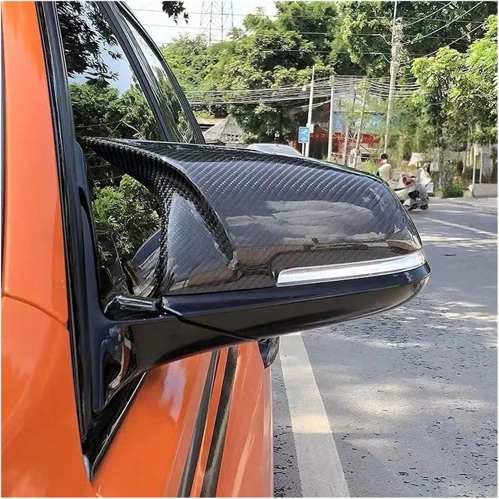 Compatible For BMW 1 2 3 4 I3 X1 Series F20 F30 F31 F32 F36 320i 328i 330d 335i M3 Look Replacement Carbon Fiber Mirror Cover