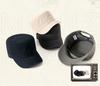 Large Head Military-Style Duckbill Cap - Sun Protection for Middle-Aged & Elderly Men