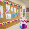 Colorful Border Sticker Roll Copperplate Paper Classroom Decorations  Classroom