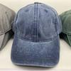 Spring and Summer Hats Outdoor Solid Color Peaked Caps Washed Baseball Caps Do Old Denim Sun Hats Sun Hats