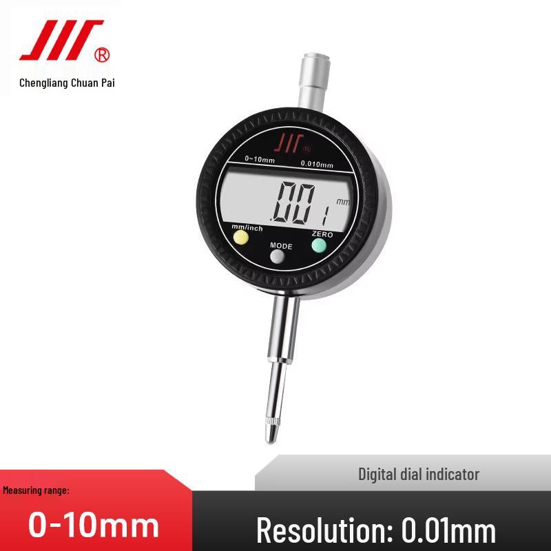 Chengliang Digital Micrometer Indicator: High Precision 0.01-0.001mm, Range 0-25mm