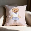 Federa Cuscino Decorativo a Forma di Orso alla Moda per Cuscini Quadrati da Ufficio 55x55cm 40x40cm 45x45cm 50x50cm 30x30cm