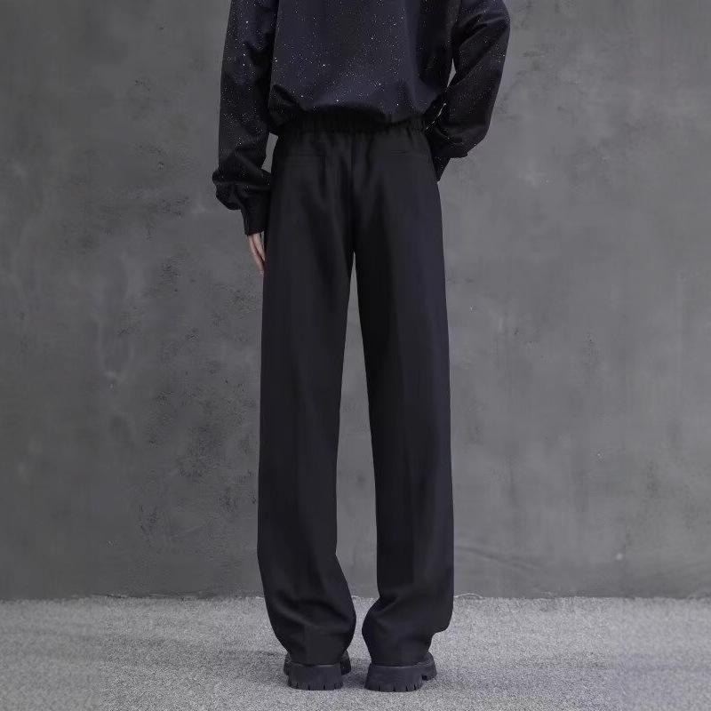 American Retro Pendant Pants Men's Summer Cleanfit Loose Casual Pants Premium Straight Wide-leg Pants