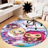 Custom Name Little Charmers Printed Round Rug Carpet Chair Rug Area Rug Entryway Doormats,for Office Chair Living Room Bedroom Kitchen Room.