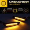 2pcs For BMW Led Dynamic Side Marker Turn Signal Light Sequential Blinker Light for E90 E91 E92 E93 E60 E87 E82 E46 Error