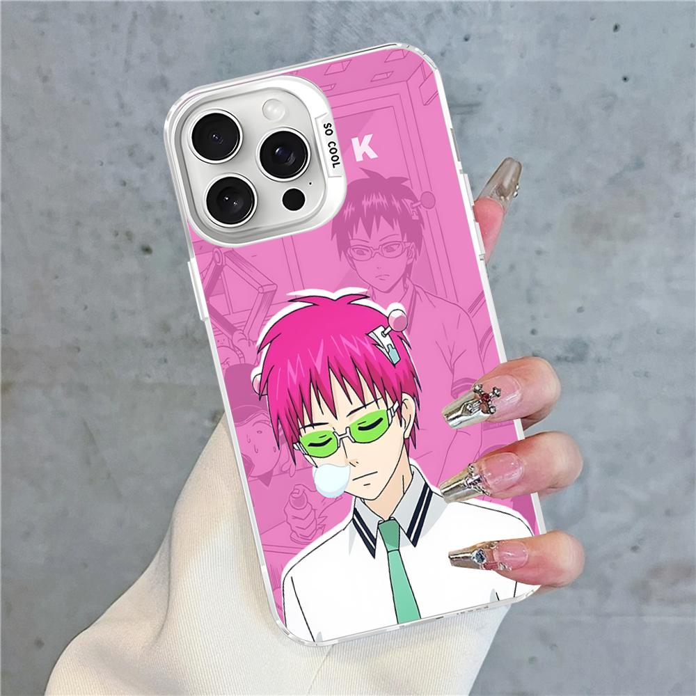 Saiki Kusuo No Psi Nan Phone Case For IPhone 16 15 14 13 12 11 Pro Max X XR XSMAX 8 7 Plus Matte Shockproof Back Cover